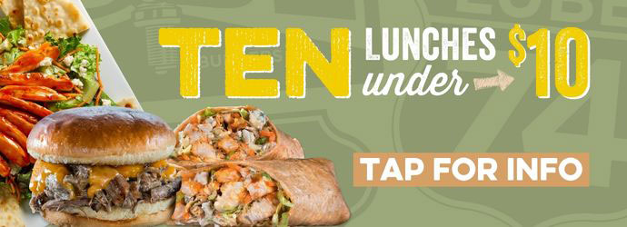 Ten Lunches Under $10 At the Quaker Steak & Lube Wheeling Restaurant